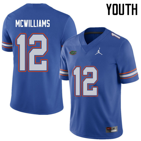 Jordan Brand Youth #12 C.J. McWilliams Florida Gators College Football Jerseys Sale-Royal - Click Image to Close